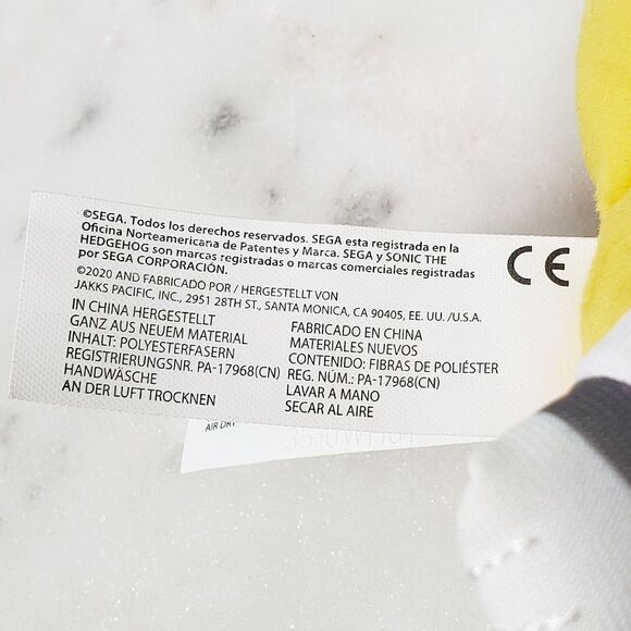 Jakks Pacific Sonic The Hedgehog Tails 8" GO SEGA Collectible Video Game Plush - Picture 7 of 7